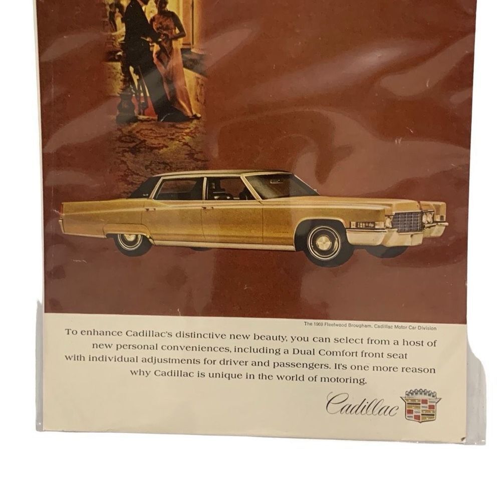 Vintage 1960 Cadillac Fleetwood Brougham Ad Advertisement